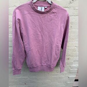 Women pink Collusion crewneck hoodie EUC